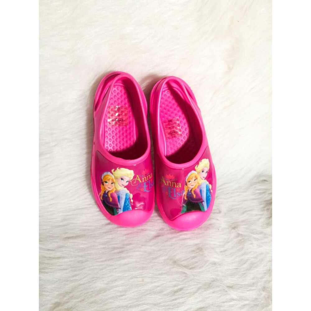 Frozen anna elsa pink clogs girl 2-3